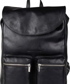 Nieuw โจ Cowboysbag Dames Rugzak Leer - Zwart ๐