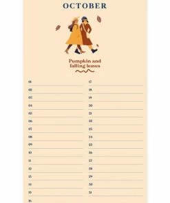 Alternative view of Kopen 🎁 A-Journal Fabrique A La Carte Verjaardagskalender - Peach ✔️