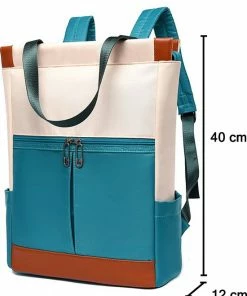 Groothandel ✨ ZILOU® Rugzak - 14 Inch Laptop Rugtas - 20-35 Liter - Blauw/Wit 🥰 -A-journal shop 550x778