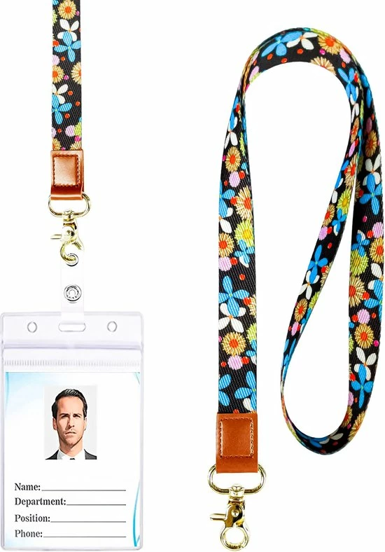 Beste deal 🥰 Mycramé 2 Stuks Nek En Pols Lanyard Sleutelhanger Keycord Met Badgehouder - Universeel Telefoonkoord/Telefoonketting - Pashouder/Kaarthouder Met Keykoord - Houder Voor Kaart/Sleutels - Telefoon/GSM Koord - Sleutelkoord -Transparant ID Pashouder Ketting 👍 5 Beste deal 🥰 Mycramé 2 Stuks Nek En Pols Lanyard Sleutelhanger Keycord Met Badgehouder - Universeel Telefoonkoord/Telefoonketting - Pashouder/Kaarthouder Met Keykoord - Houder Voor Kaart/Sleutels - Telefoon/GSM Koord - Sleutelkoord -Transparant ID Pashouder Ketting 👍 - Afbeelding 3
