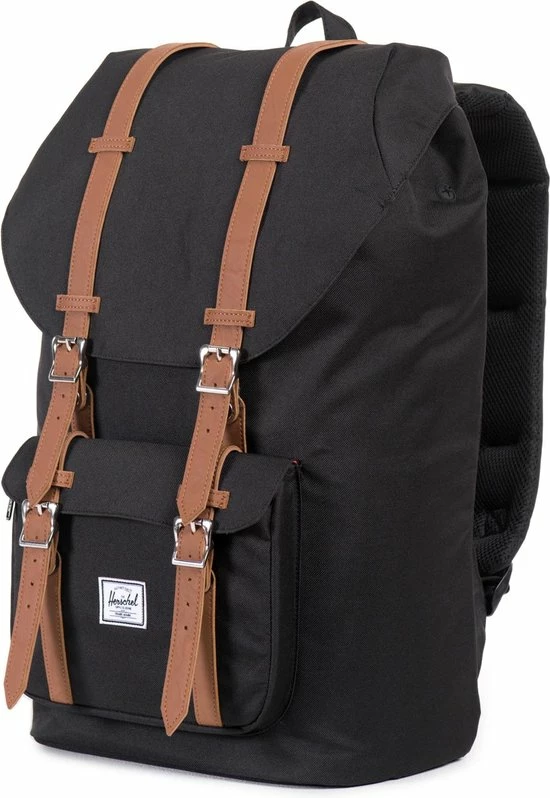 Flash-uitverkoop ๐ Herschel Little America - Black/Tan Synthetic Leather / Ruime Rugzak Met 25L Opbergvolume - 15" Fleece-gevoerd Laptopvak - Magnetische Sluiting / Met Levenslange Fabrieksgarantie / Limited Lifetime Warranty / Zwart ๐ 25 Flash-uitverkoop ๐ Herschel Little America - Black/Tan Synthetic Leather / Ruime Rugzak Met 25L Opbergvolume - 15" Fleece-gevoerd Laptopvak - Magnetische Sluiting / Met Levenslange Fabrieksgarantie / Limited Lifetime Warranty / Zwart ๐ - Afbeelding 23