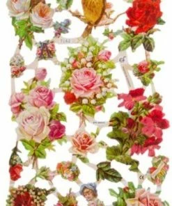 Alternative view of Uitgang 🌟 Meer Leuks Poëzieplaatjes 7 Vellen - Vlinders, Vogels En Bloemen - Voor Poëziealbums, Bulletjournals, Scrapbooking En Het Maken Van Kaarten ⌛