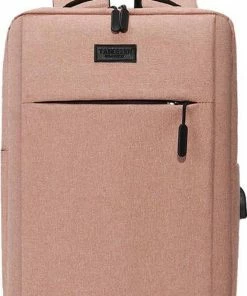 Korting โค๏ธ ZILOU® Rugzak - 15,6 Inch Laptop Rugtas - USB Poort - Waterafstotend - Roze ๐ 15 Korting โค๏ธ ZILOU® Rugzak - 15,6 Inch Laptop Rugtas - USB Poort - Waterafstotend - Roze ๐ -A-journal shop 550x802