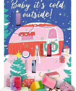 Hete verkoop π Bomb Cosmetics - Baby It's Cold Outside Advent Calendar -beauty Adventskalender Met Mini-badbommen En Zeep, Dierproefvrij π