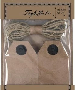 Beste recensies van 😀 Merkloos 20x Cadeaulabels Karton Aan Jute - Touw 7 Cm ✔️