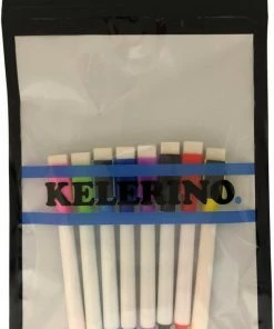 Alternative view of Beste recensies van 🌟 KELERINO. Magnetische Whiteboard Markers Met Wisser - 8 Kleuren ❤️