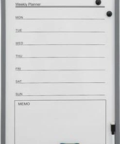 Alternative view of Groothandel 🧨 Merkloos Whiteboard Weekplanner | Memo Bord | Liggend | Schrijfbord | Planning Bord | Hout 👍