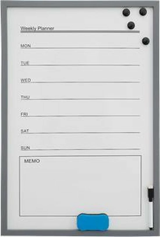 Groothandel 𧨠Merkloos Whiteboard Weekplanner | Memo Bord | Liggend | Schrijfbord | Planning Bord | Hout π 4 Groothandel 𧨠Merkloos Whiteboard Weekplanner | Memo Bord | Liggend | Schrijfbord | Planning Bord | Hout π - Afbeelding 2