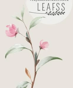 Hete verkoop ⭐ Leafss Verjaardagskalender - Aquarel Bloemen - Wandkalender A4 - Niet Jaargebonden 😀