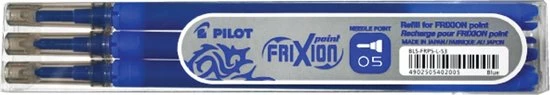 Korting ๐ Pilot Vullingen - Frixion Ball En Frixion Click - Blauw 0.5mm Point - 3 Stuks ๐ 6 Korting ๐ Pilot Vullingen - Frixion Ball En Frixion Click - Blauw 0.5mm Point - 3 Stuks ๐ - Afbeelding 4